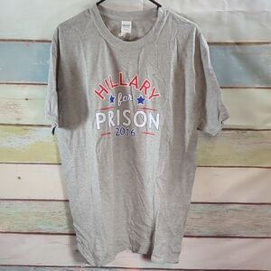 Gildan Gray Political Graphic Tee